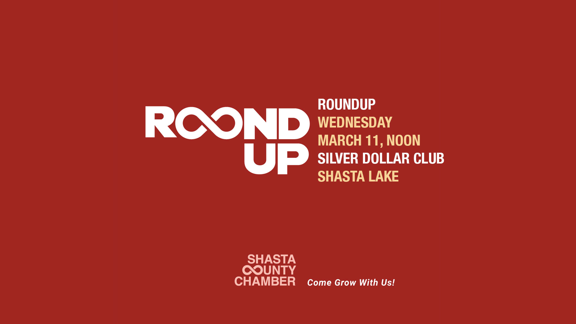 Shasta Chamber Roundup - March 11th - Silver Dollar Club
